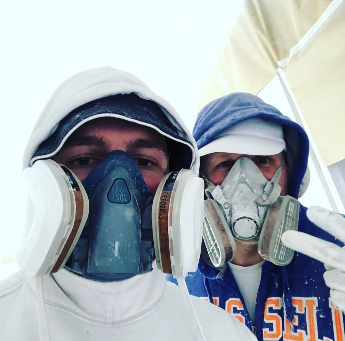 Latex spuiten voor wanden en plafonds
