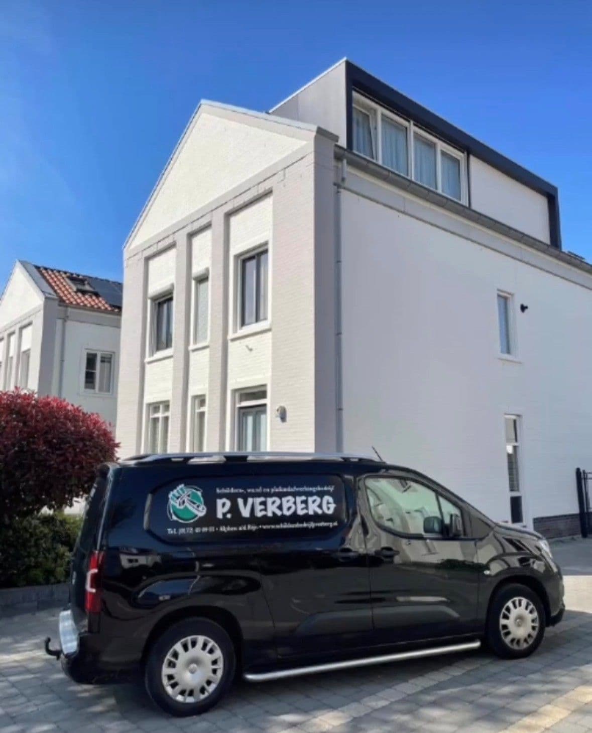 Het team van Schildersbedrijf P. Verberg in Alphen aan den Rijn